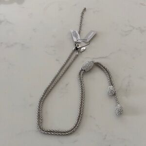NWT Chicos Elegant Silver Necklace